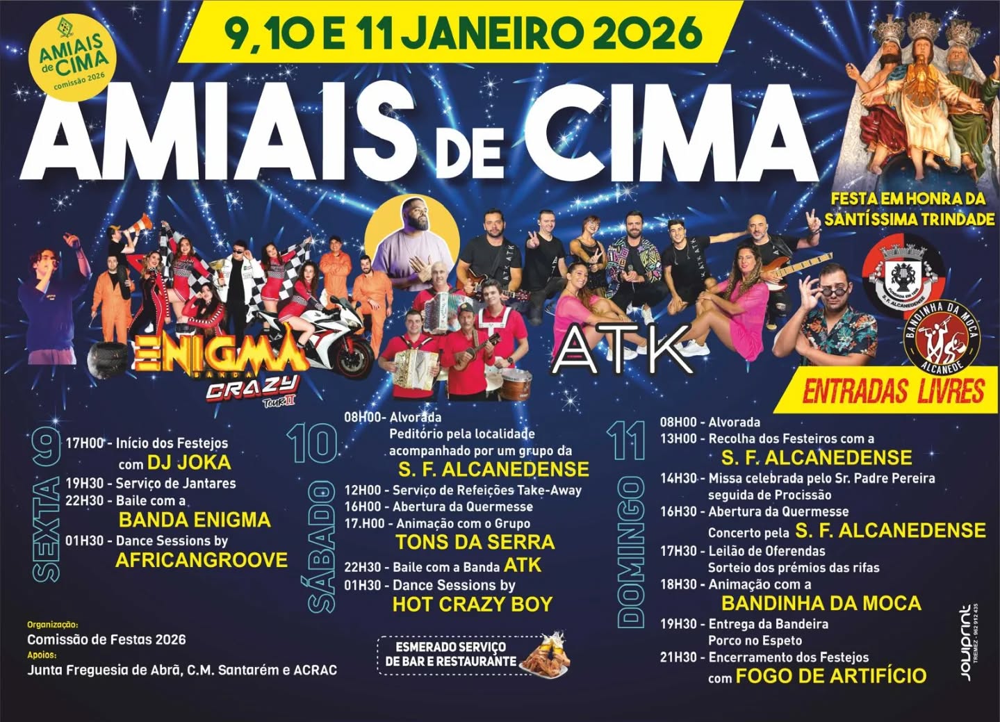 Festa em Amiais de Cima 2026