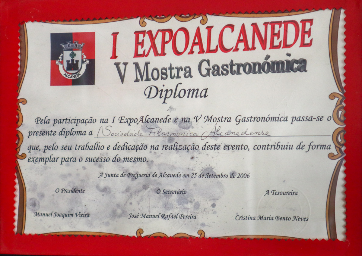 Diploma ou cartaz da SFA