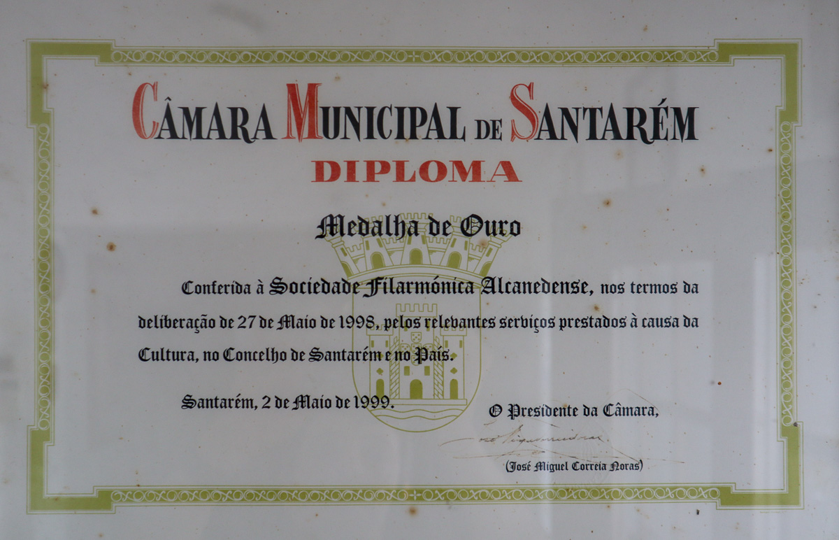 Diploma ou cartaz da SFA