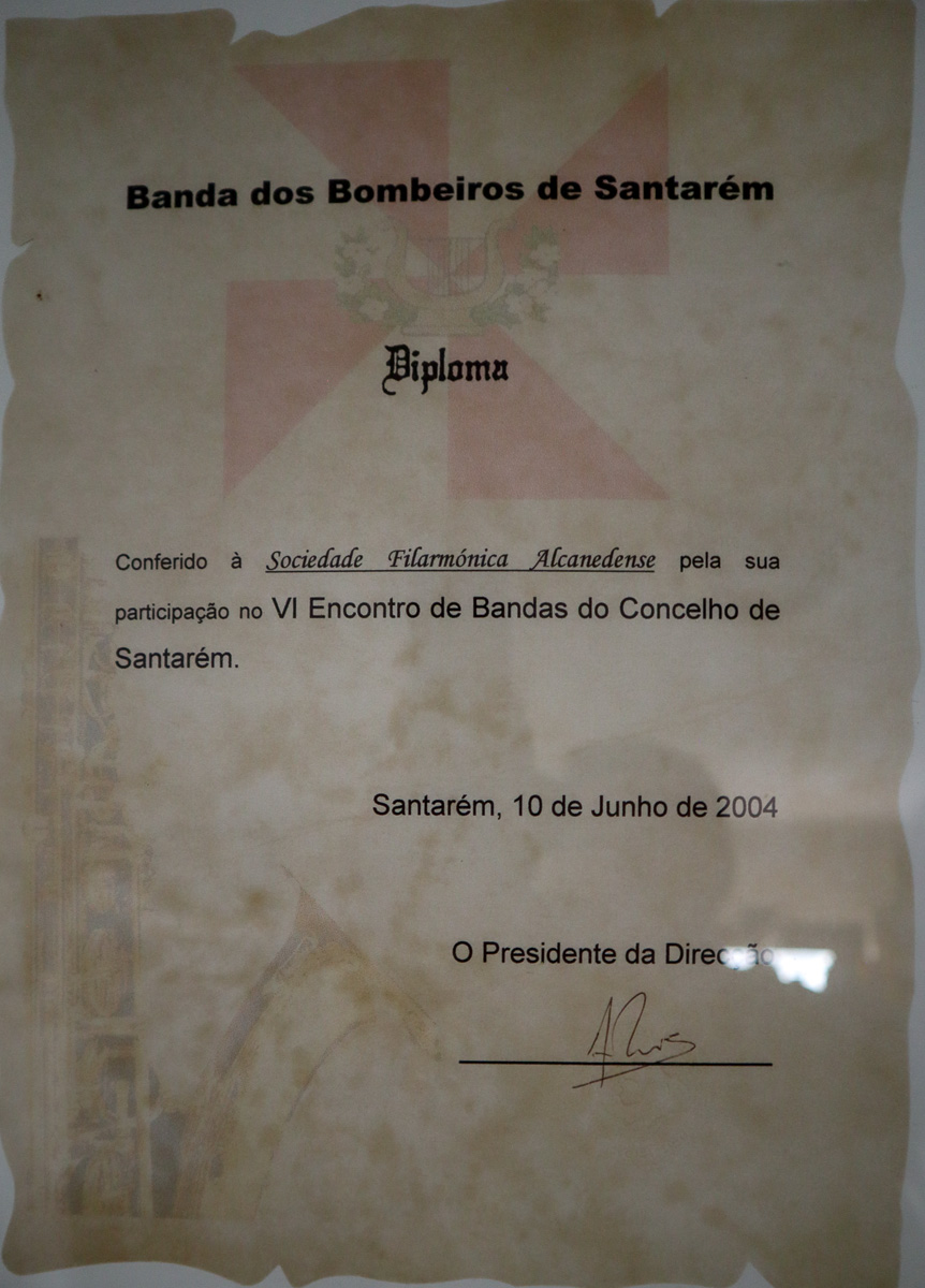 Diploma ou cartaz da SFA